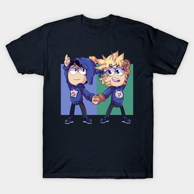 Wonder Tweek and Super craig T-Shirt by Midnight_rabbit